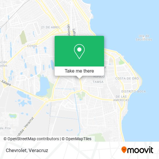 Mapa de Chevrolet