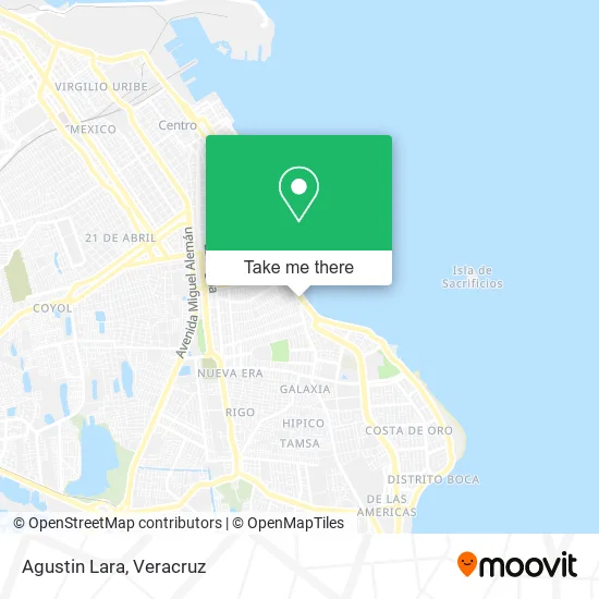 Agustin Lara map