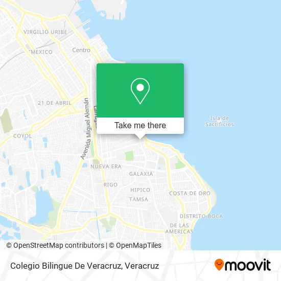 Colegio Bilingue De Veracruz map