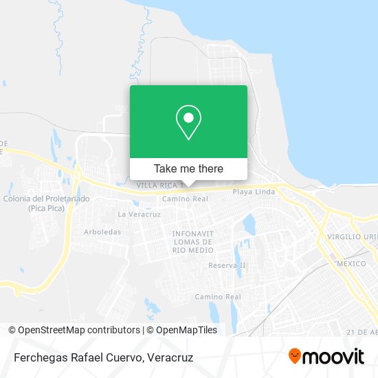 Mapa de Ferchegas Rafael Cuervo