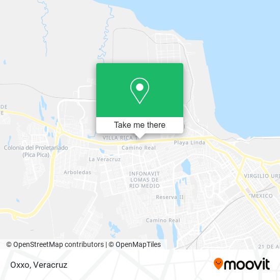 Mapa de Oxxo