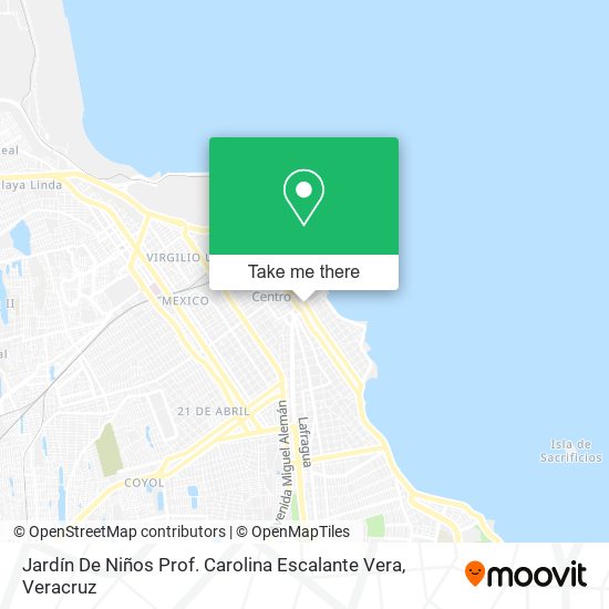 Jardín De Niños Prof. Carolina Escalante Vera map