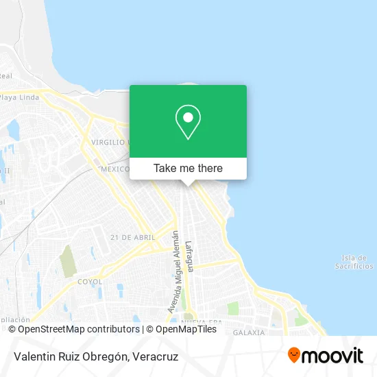 Valentin Ruiz Obregón map