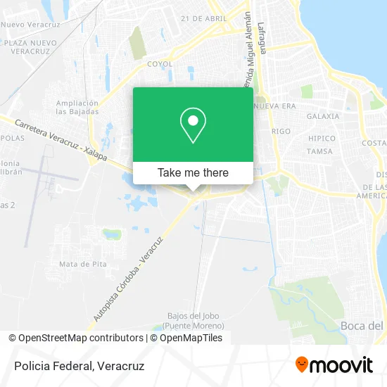 Policia Federal map
