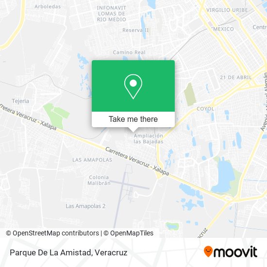 Mapa de Parque De La Amistad