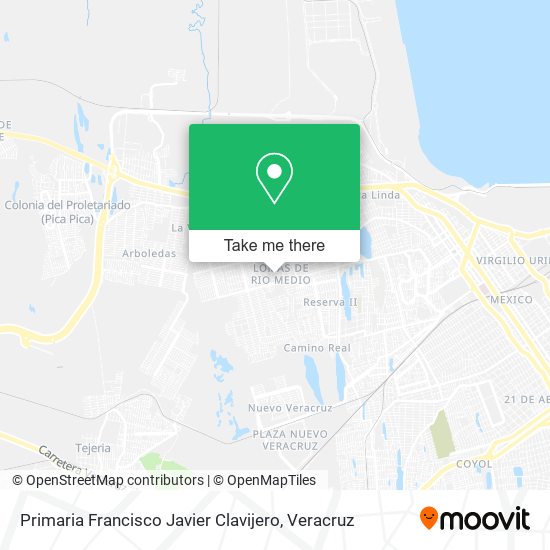 Primaria Francisco Javier Clavijero map
