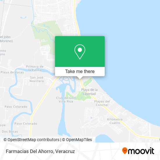 Farmacias Del Ahorro map