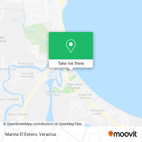 Mapa de Marina El Estero