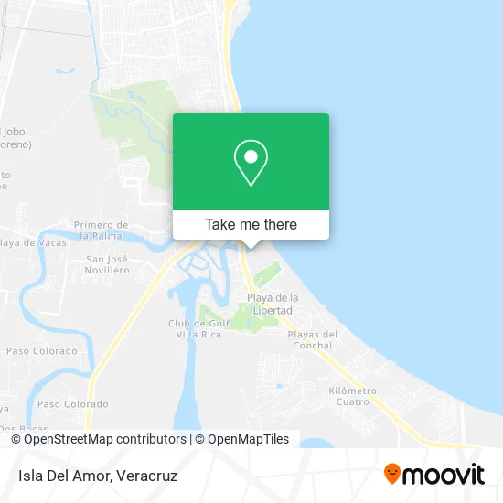 Isla Del Amor map
