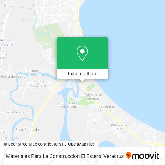 Materiales Para La Construccion El Estero map