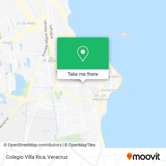 Mapa de Colegio Villa Rica