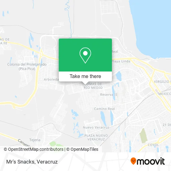 Mr's Snacks map