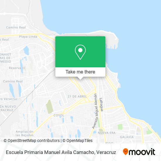 Escuela Primaria Manuel Avila Camacho map