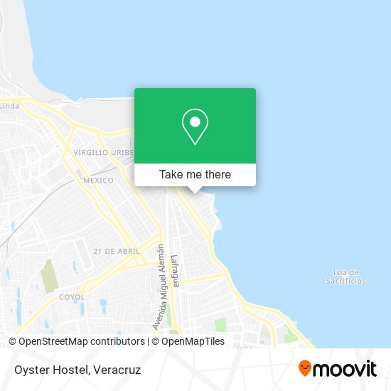 Oyster Hostel map