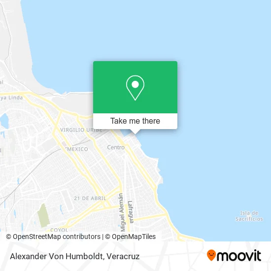 Alexander Von Humboldt map