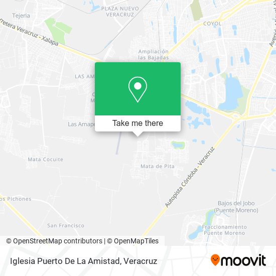 Iglesia Puerto De La Amistad map