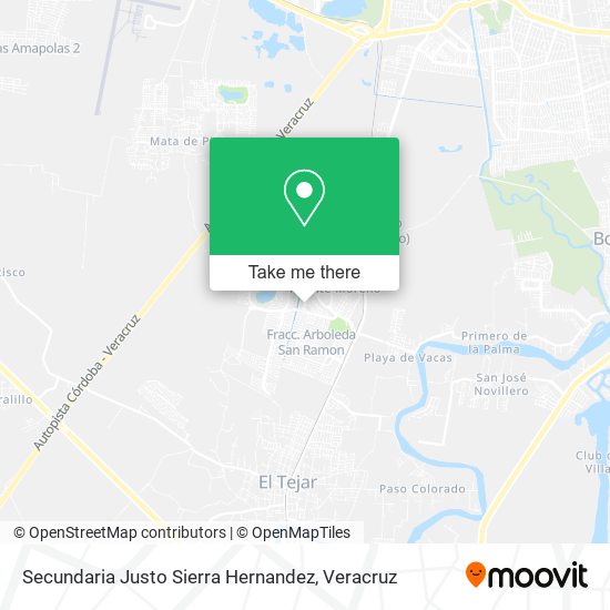 Mapa de Secundaria Justo Sierra Hernandez