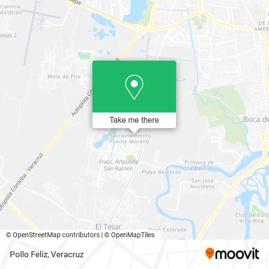 Pollo Feliz map