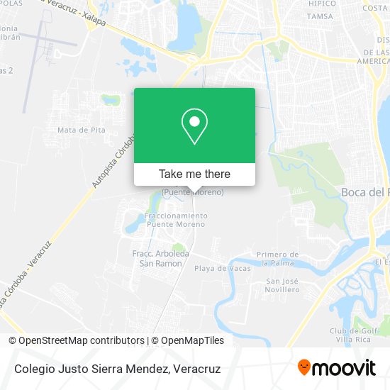 Colegio Justo Sierra Mendez map