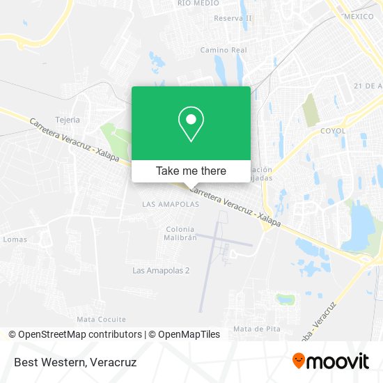 Mapa de Best Western