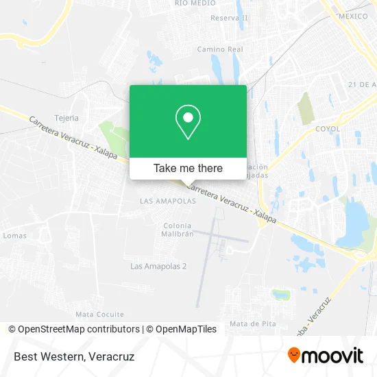 Mapa de Best Western