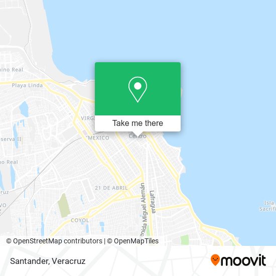 Mapa de Santander