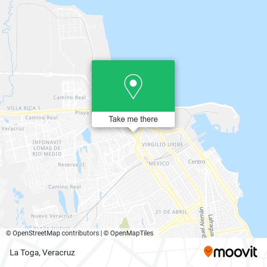 Mapa de La Toga