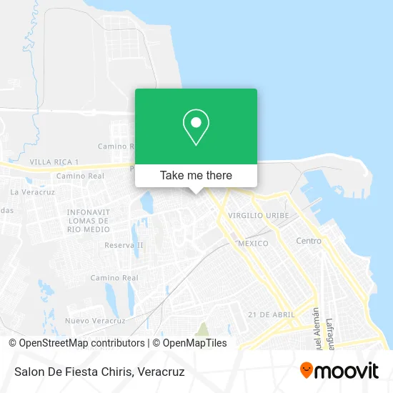 Salon De Fiesta Chiris map