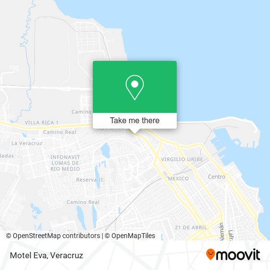 Motel Eva map