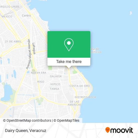 Dairy Queen map