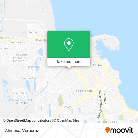 Mapa de Alimesa