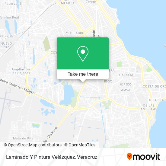 Laminado Y Pintura Velázquez map