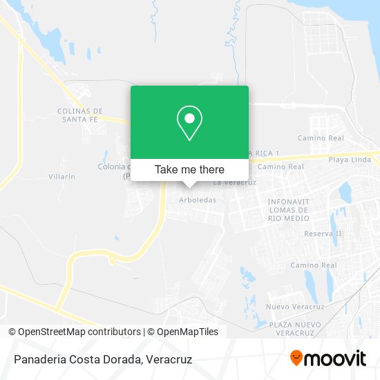 Mapa de Panaderia Costa Dorada