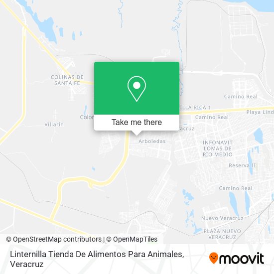 Linternilla Tienda De Alimentos Para Animales map