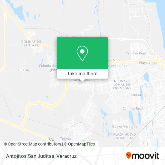 Antojitos San Juditas map