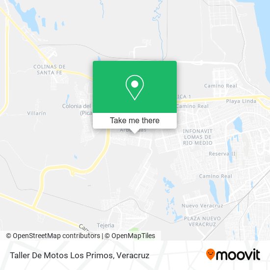 Mapa de Taller De Motos Los Primos