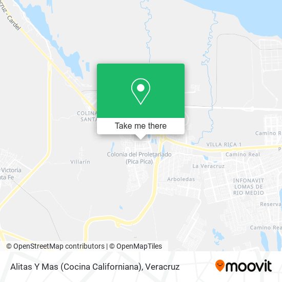 Alitas Y Mas (Cocina Californiana) map