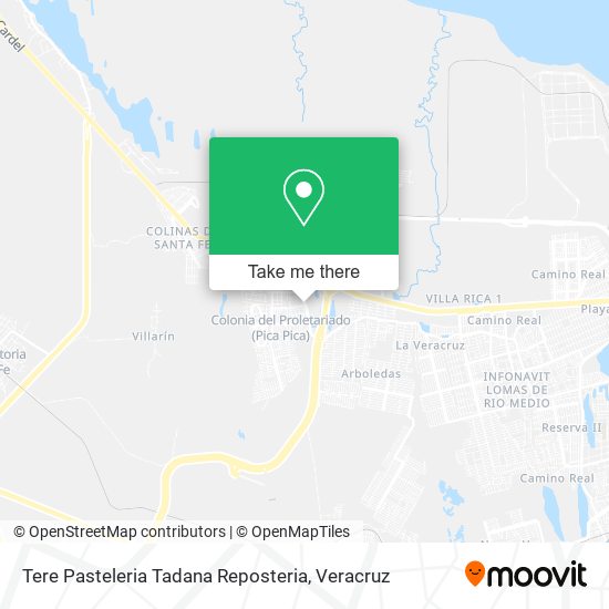 Tere Pasteleria Tadana Reposteria map