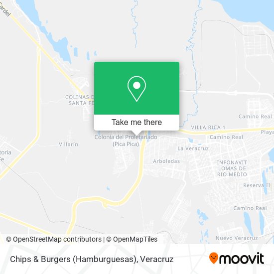 Mapa de Chips & Burgers (Hamburguesas)