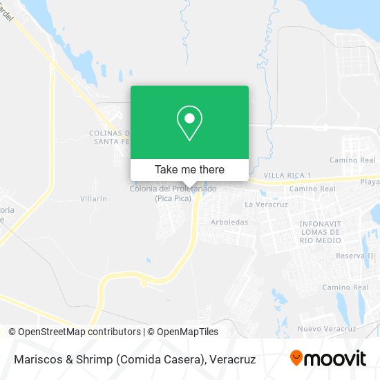 Mariscos & Shrimp (Comida Casera) map