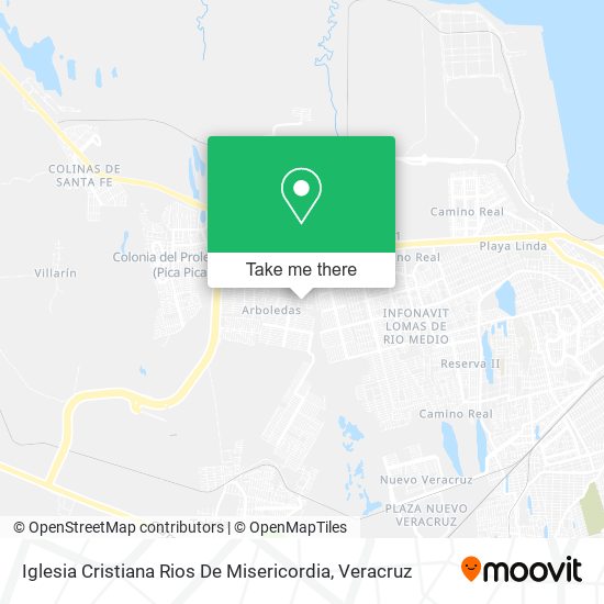 Mapa de Iglesia Cristiana Rios De Misericordia