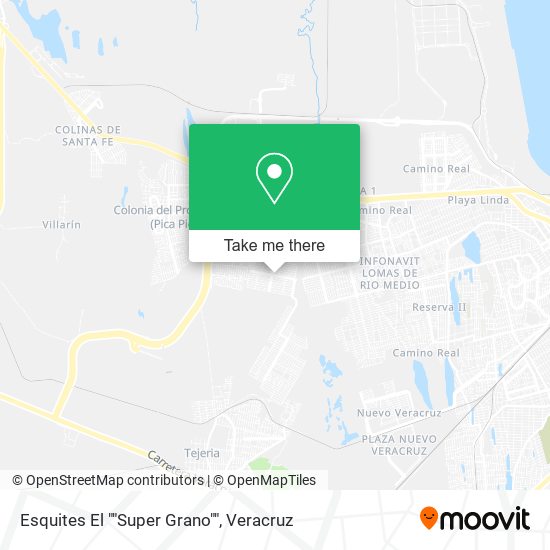 Esquites El ""Super Grano"" map