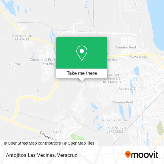 Antojitos Las Vecinas map
