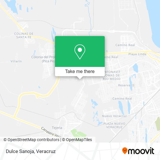 Mapa de Dulce Sanoja