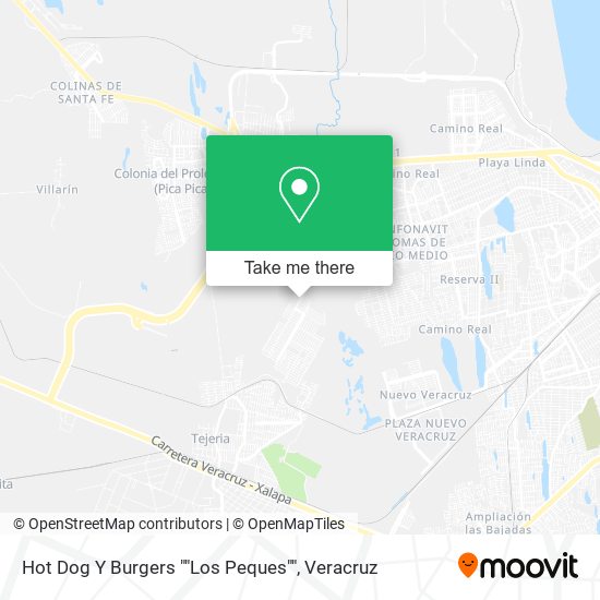 Mapa de Hot Dog Y Burgers ""Los Peques""