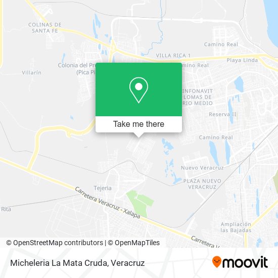 Micheleria La Mata Cruda map