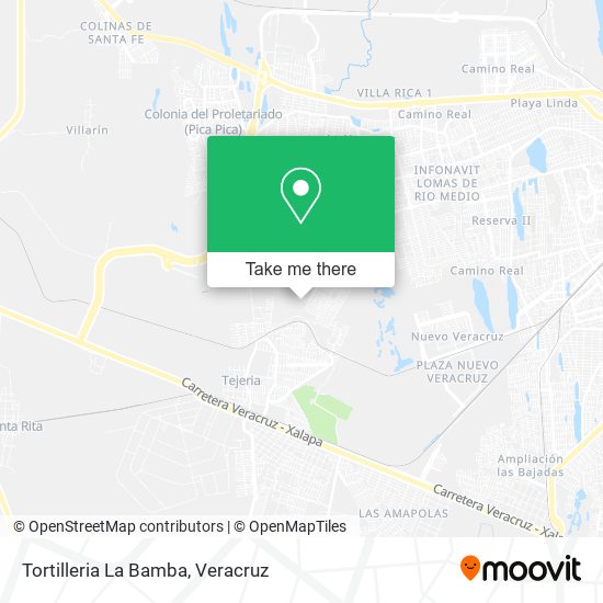 Mapa de Tortilleria La Bamba