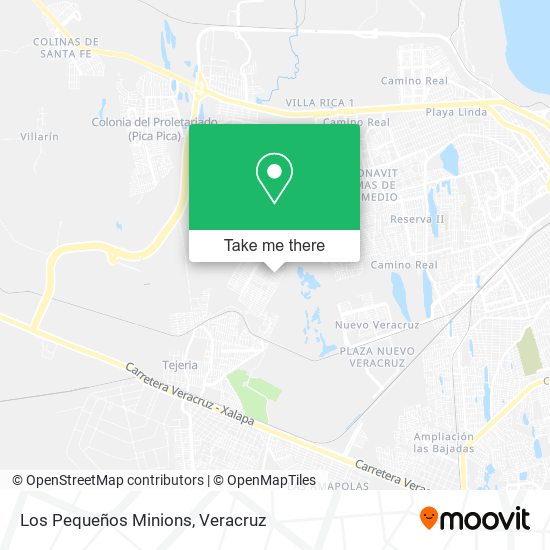 Los Pequeños Minions map