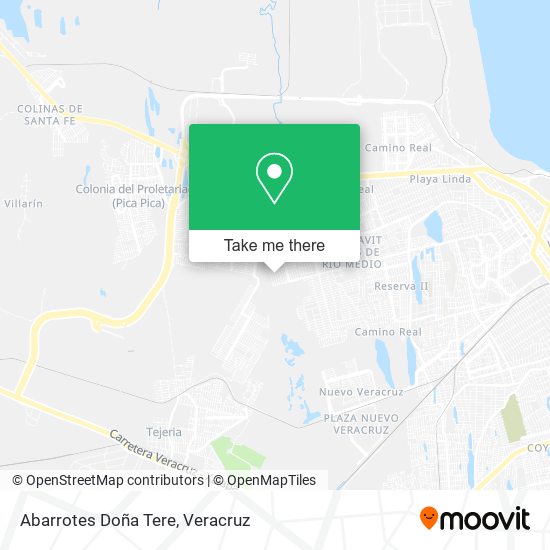 Abarrotes Doña Tere map