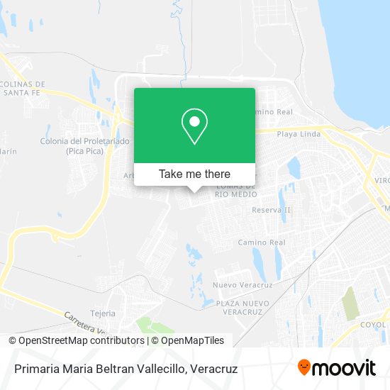 Primaria Maria Beltran Vallecillo map